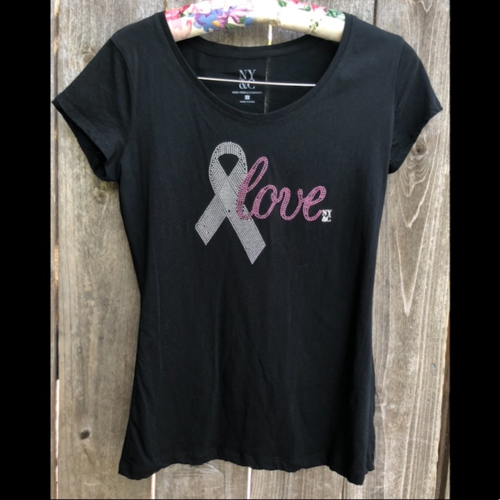 NY&Co Breast Cancer Shirt